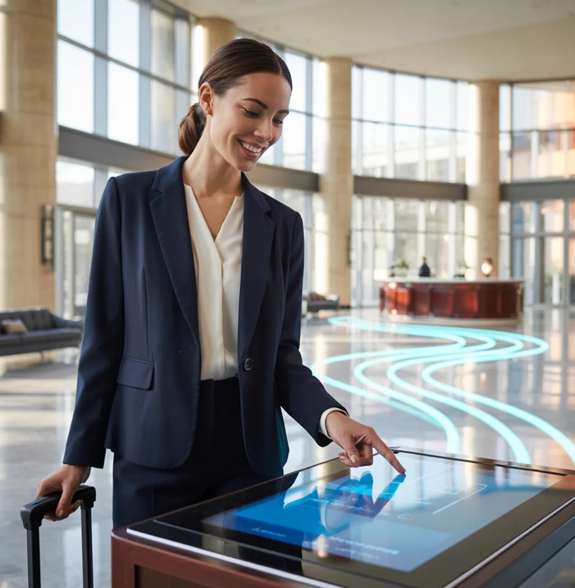 Reception virtuale